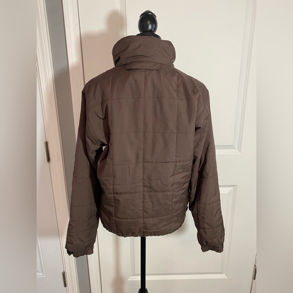 Marker Vintage Brown‎ Lightweight Quilted Puffer Ski Jacket w/ Pockets Small/S N - Picture 4 of 10